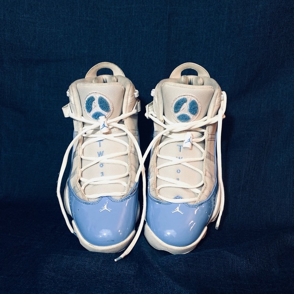 Men’s Jordans six rings baby blue sneakers - Picture 3 of 10